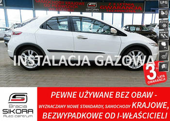 Honda Civic 1,8i 16V 140KM INSTALACJA GAZOWA do 2033 Roku Biała PERŁA Kraj…