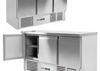 Stół Chłodniczy Gastronomiczny 3-Drzwiowy 1365x700x850 Yato Yg-05300