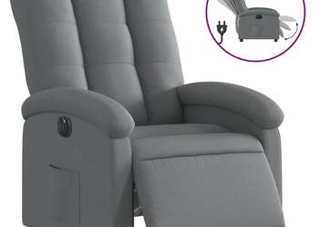 vidaXL Elektryczny fotel rozkładany, ciemnoszary(SKU:3204069)