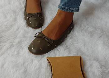 (39) ASOS Design/ Bogato zdobione dżetami baleriny z Londynu, NOWE