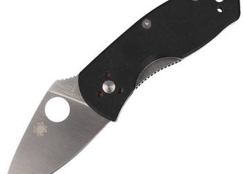 Nóż składany Spyderco Ambitious G-10 Black Plain (C148GP)