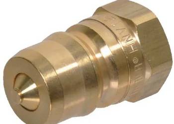 Szybkozłącze wtyczka 1/4" gwint wew. 1/4" BSP z zaworem grzybkowym HNV-M5…