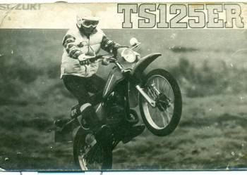 Stare zdjęcie pocztówka fotografia widokówka SUZUKI TS125ER
