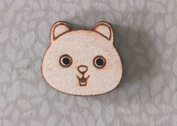 5x guzik drewno grawer 2cm hand made guz8 5x guzik drewno grawer 2cm hand made guz8