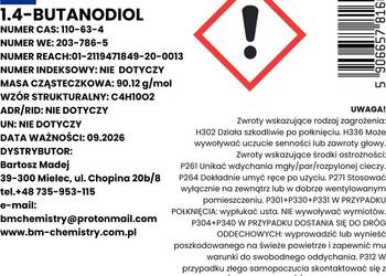 1.4-BUTANEDIOL / 1.4-BUTANODIOL / BDO CZYSTY 1L