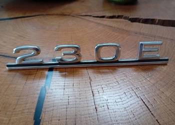 Emblemat , znaczek W123 230E,tylnia klapa.Okazja!