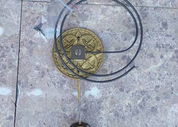 722 Gong spiralny starego zegara ściennego Gb Becker ślązak