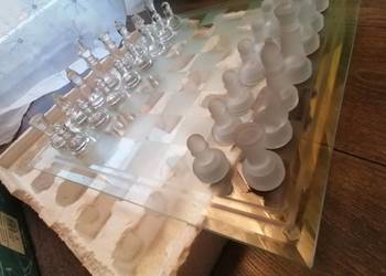 Szachy szklane maxim Glass chess set