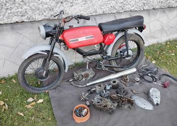 Jawa 50 mustang jawka zarejestrowana białe tablice transport