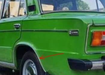 Łada 2103 2106 listwy ozdobne błotnika, galanteria chrom