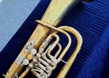Baryton tenorowy B♭ 3-zaworowy – Czechosłowacja (prawdopodobnie Amati)