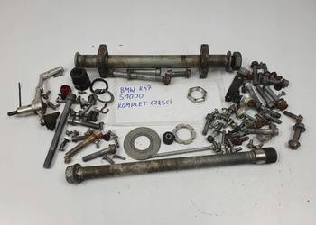 ZESTAW ŚRUB NAKRĘTEK SZPILEK Bmw S 1000 R K47 uchwyty ośka koła podkładka
