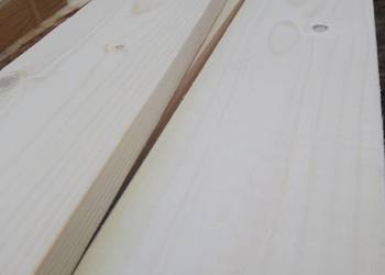 Naturalne drewniane deski heblowane, świerk 80x12x2 cm