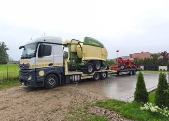 Mercedes mp4 Pomoc drogowa Laweta zestaw do wożenia Maszyn Tandem