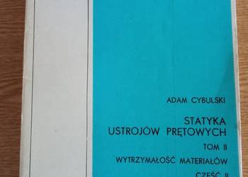 Statyka Ustrojów Prętowych Adam Cybulski