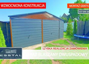 Garaż Blaszany ZŁOTY DĄB -Garaże| Wiaty| Hale|WIATA | HALA| - ESSTAL-