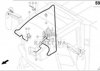 Claas Lexion 600 ODBIORNIK GPS 0000192130 (Odbiornik sat / antena sat)