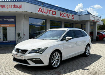 Seat Leon FR , Niski Przebieg, Full LED, Pół skóry,Gwarancja III (2012-)