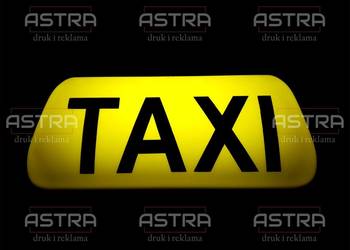 Szpakówka lampa taxi kogut na magnes biały żółty Kraków