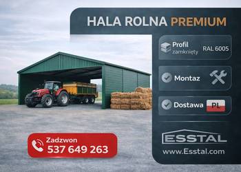 Garaż Blaszany OTWARTY | Hala Rolnicza | Wiata  – ESSTAL-