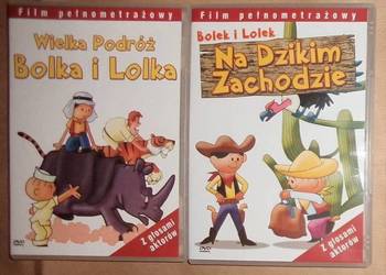 Bolek i Lolek - 2 pełnometrażowe filmy DVD, nowe