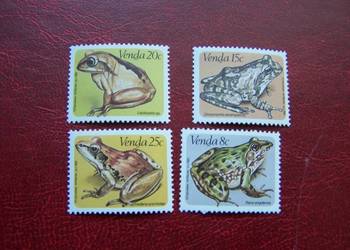 Venda 1982 MNh Mi. 66/69 Fauna Płazy Żaby  a