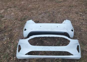 FORD FIESTA MK8 VIII zderzak przod przedni BIALY idealny
