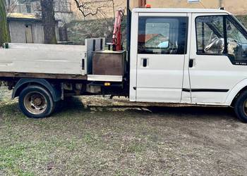 Ford Transit, doka 6os., HDS, kiper, hak