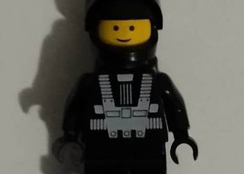 Lego Space figurka kosmonauty czarny strój