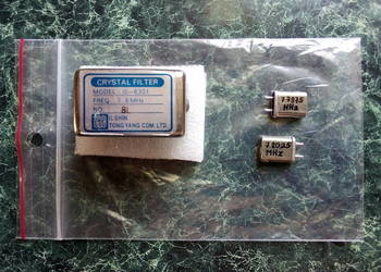 Filtr p.cz. 7.8 MHz + dwa piloty USB/LSB / transceiver KF