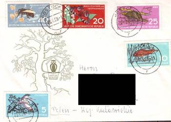 Kop. z koresp. Filat. NRD - Polska 1959 Kop. z koresp. Filat. NRD - Polska 1959