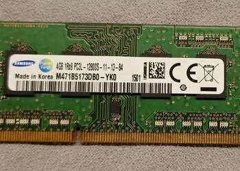 Pamięć RAM 4 GB PC3L DDR3L SO-DIMM Samsung 12800S 1600MHz