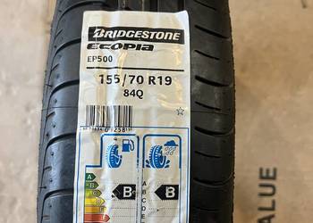 Sprzedam oponę Bridgestone Ecopia EP500 w rozmiarze 155/70 R19 84Q.