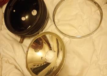 Okazja lampa przednia vintage Harley Davidson szerokość 14 cm bez szkła i n