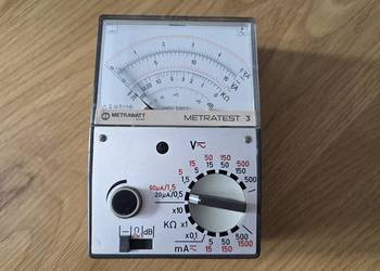 Metrawatt Metratest multimetr miernik analogowy retro vintage SPRAWNY
