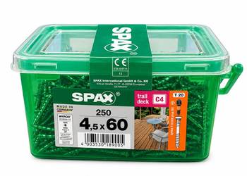 WKRĘTY TARASOWE SPAX C4 – 4,5 × 60 mm | 250 SZT