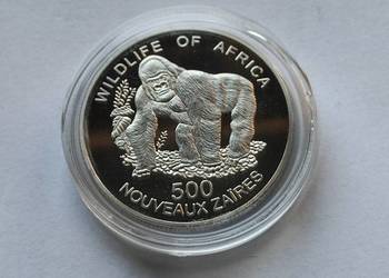 Moneta / REPUBLIKA DU ZAIRE 500 ZAIRES 1996 / Goryl