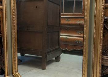 Piękne włoskie drewniane złocone lustro-sklep Dąbrowa Górnicza