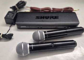 Shure BLX288/PG58 zestaw bezprzewodowy podwójny