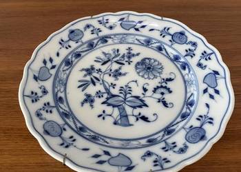 Talerz Meissen Miśnia wzór cebulowy vintage
