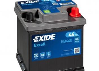 Akumulator 44Ah 400A Exide Excell EB440 kostka prawy plus