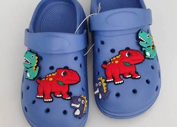 Chodaki klapki typu crocs chłopięce piankowe wkł 16 cm