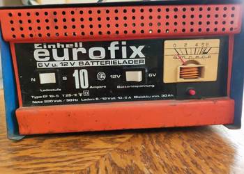 Prostownik EINHELL EUROFIX 6V 12V ładowarka prąd  szybkie ładowanie