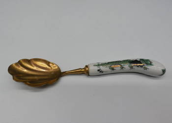 Łyżeczka do cukru z porcelanową rączką GERMANY