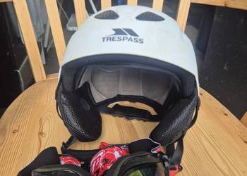 Kask narciarski i gogle
