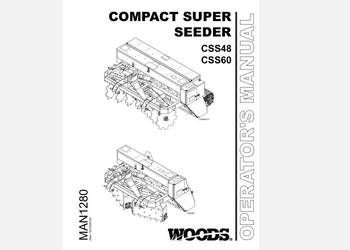 WOODS CSS48 CSS60 instrukcja obsługi PL