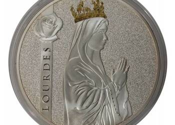 Medal Moneta  Sanktuaria Europy Srebro  LOURDES + CERTYFIKAT