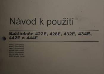 Instrukcja obsługi CATERPILLAR cat 422E 428E 432E 434E 442E 444E