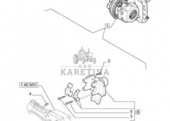 New Holland T6090 T6070 Reman-axle differential 87657522R