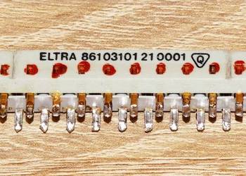 Złącze gniazdo żeńskie 31 pin ELTRA EL-CON 861 03101 21 0001 ZŁOCONE używ.